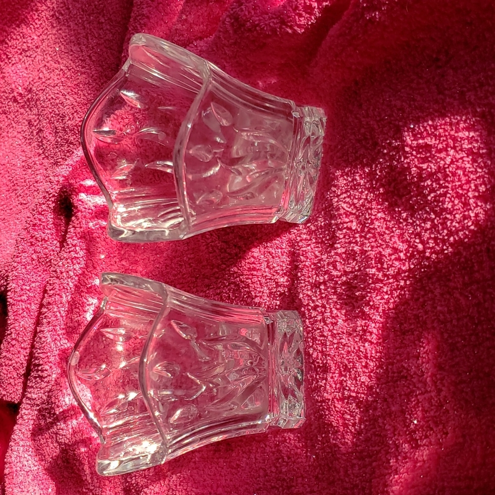 PartyLite Signature Crystal candle holders